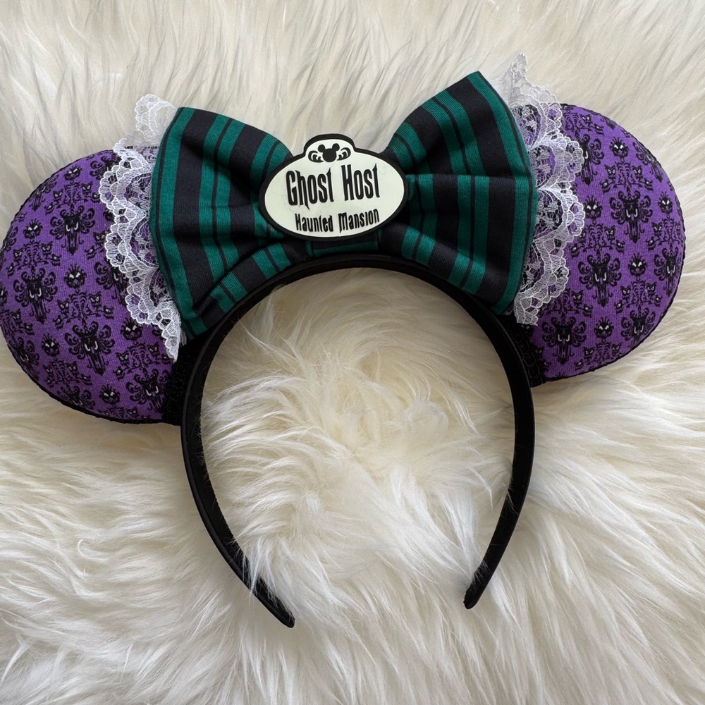 Custom Haunted Mansion Mouse Ears / Ghost Host ears.